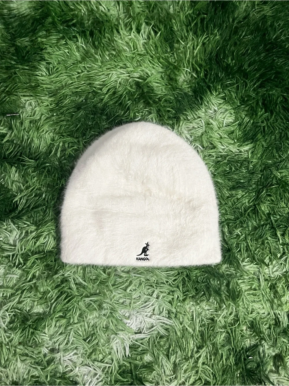 Supreme x Kangol collab White Script Logo Angora Beanie